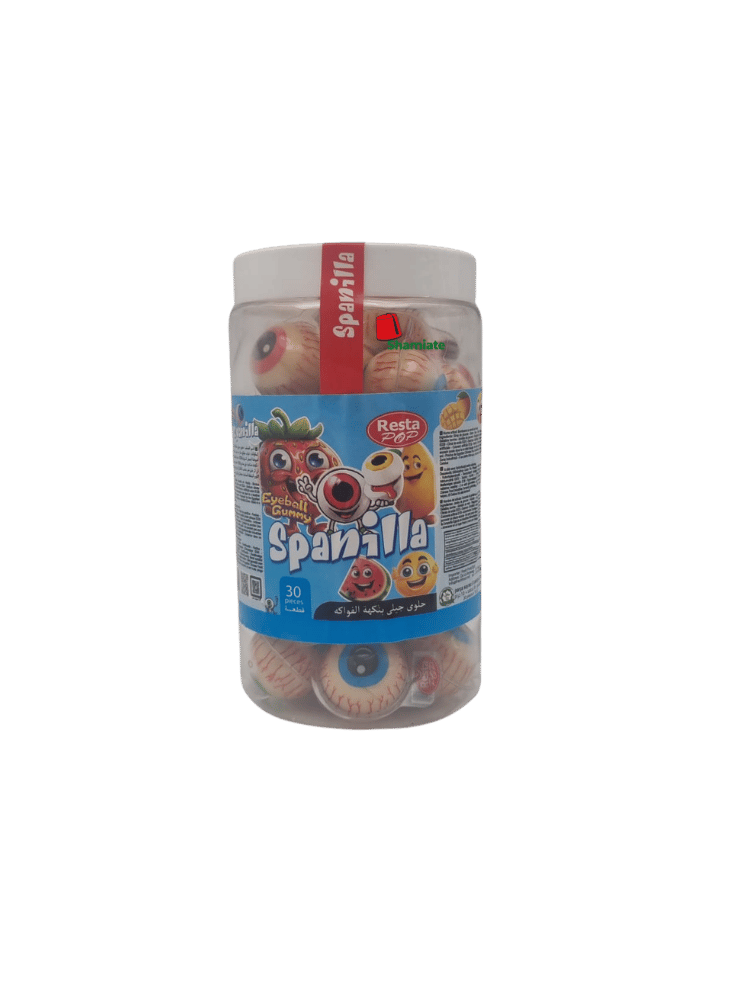 Bonbons Gélifié, aux Fruits (Spanilla, Eyeball Gummy, 30x20 Pièces)