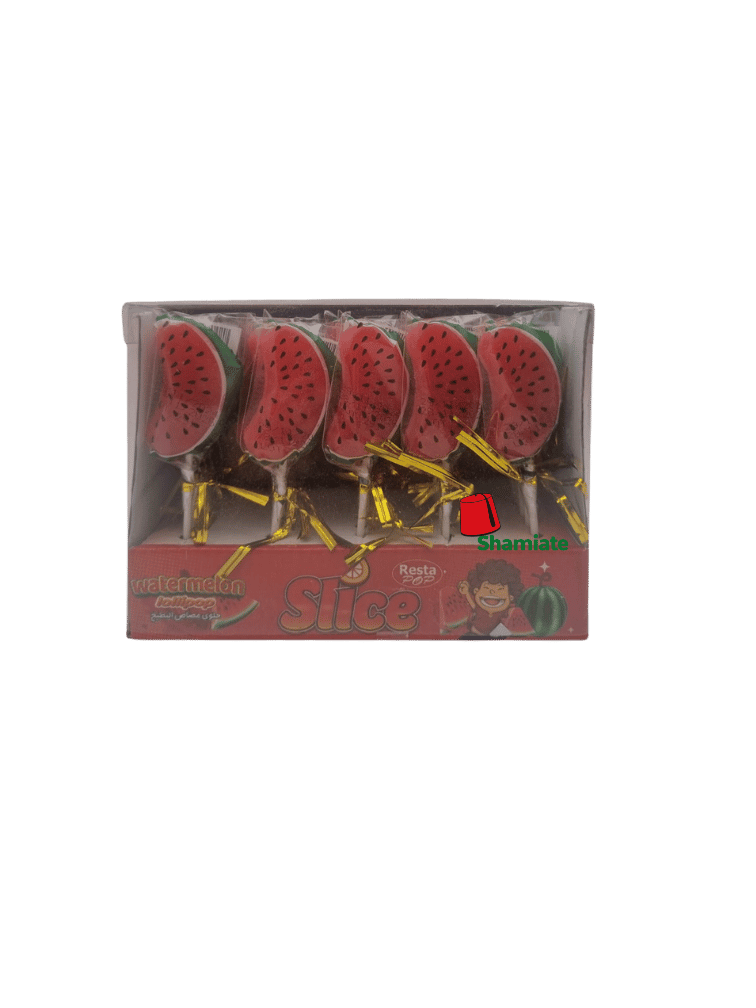 Watermelon Slice Lollipops (Resta Pop, 30 x 12 pieces)