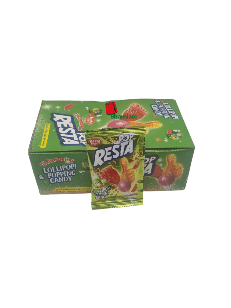 Sucettes & Bonbons Pétillants, Multifruit ( Pop Resta, 30X18 Pièces)