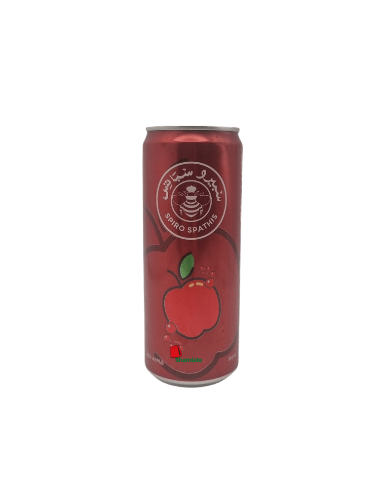 Boisson en Cannette, Pomme (Spiro Spathis, 330 ml, 24 Pièces)