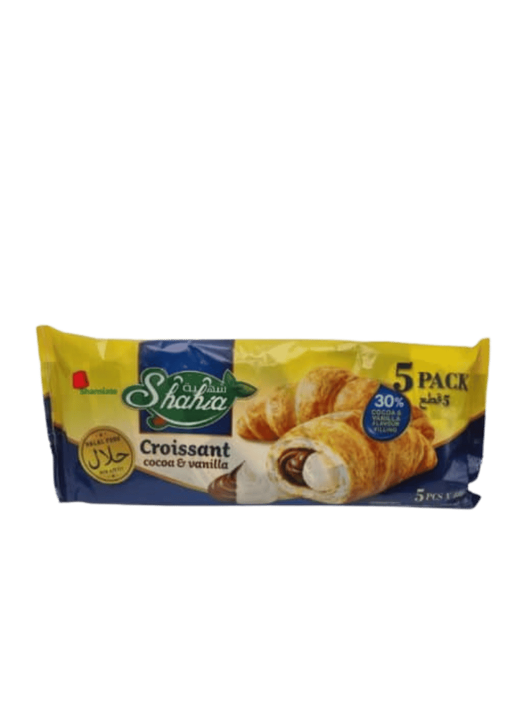 Cocoa & Vanilla Croissant (Shahia, 5x48g, 6 pieces)