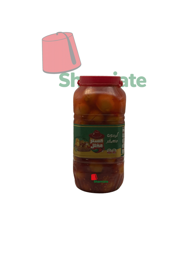 Citrons Marinés (Mester, Egypte, Sauce Piquante, 3000 gm, 6 Pièces)