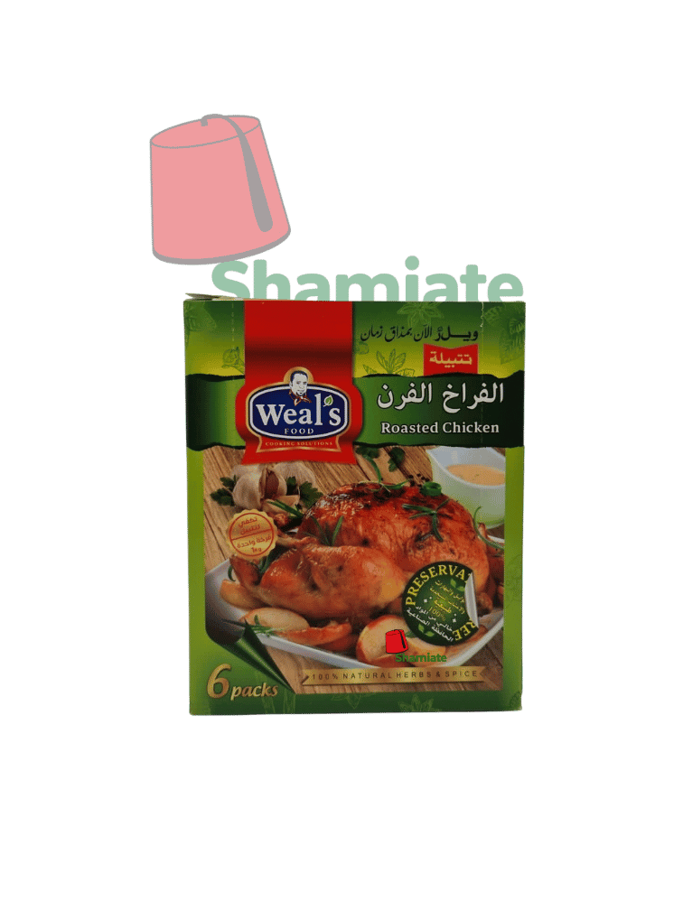 توابل فراخ الفرن (ويلز فود، 6 × 50 غرام، قطعة واحدة)