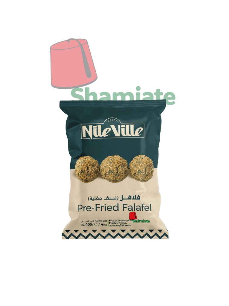 Falafel Surgelés (NileVille, Fèves (Foul), 400 gm, 20 Pièces)