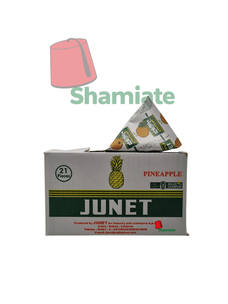Pineapple Juice (Junet, 180 ml x 21, 4 Pieces)