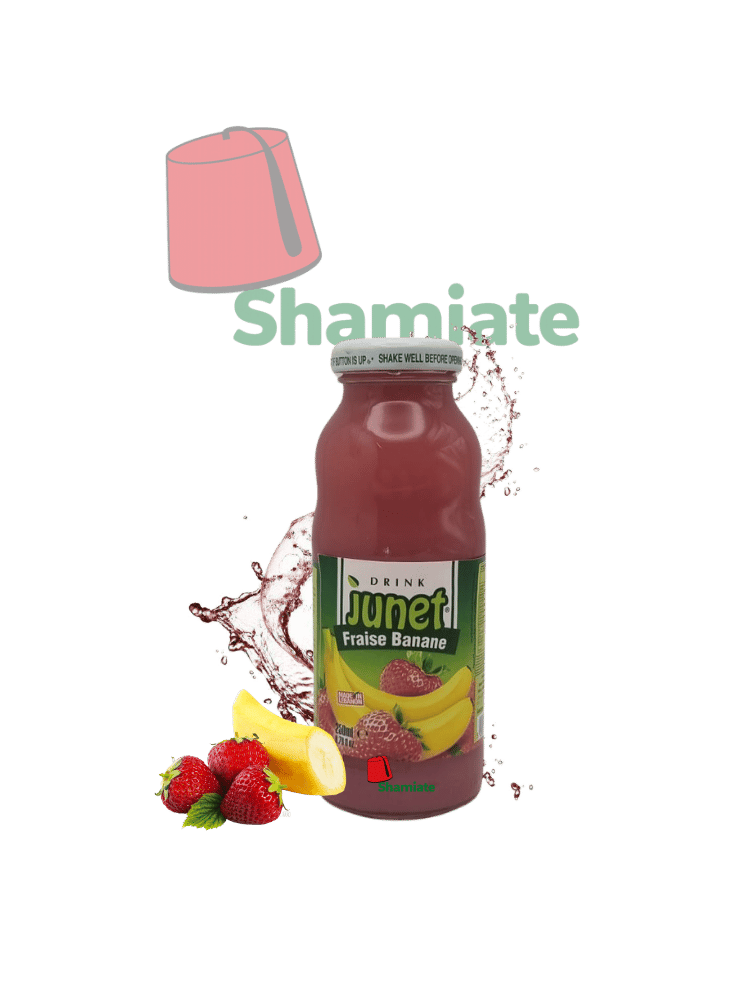 Jus de Fraise & Banane (Junet, 250 ml, 24 Pièces)