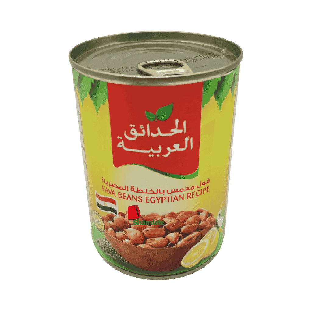 Canned Broad Beans (Foul) (Arabian Gardens, Egyptian recipe, 400 gm, 24 Pieces)