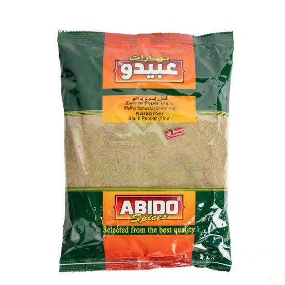 Poivre Blanc Moulu (Abido, 500 gm, 1 Pièce)