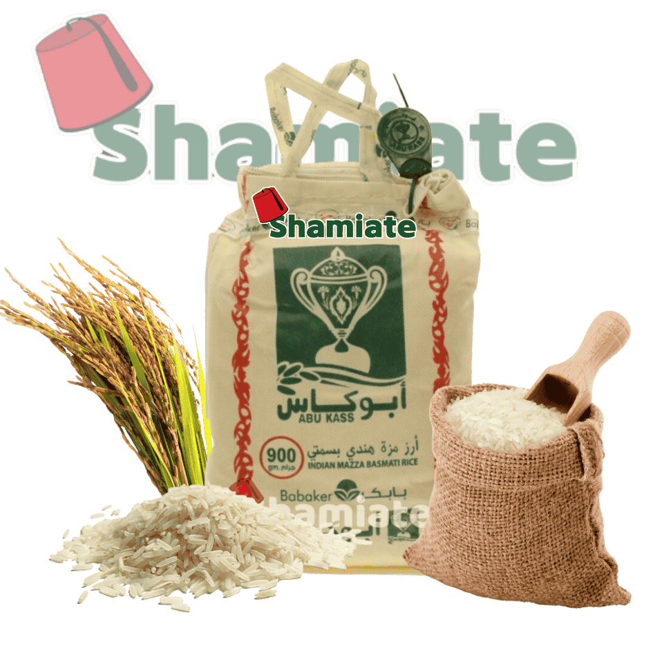 Riz Basmati (Abu Kass, Grain Long, 900 gm, 20 Pièces)