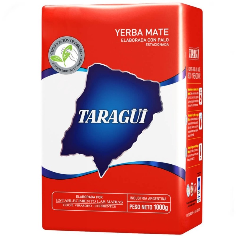 Yerba Mate (Taragui, 1 Kg, 10 Pieces)