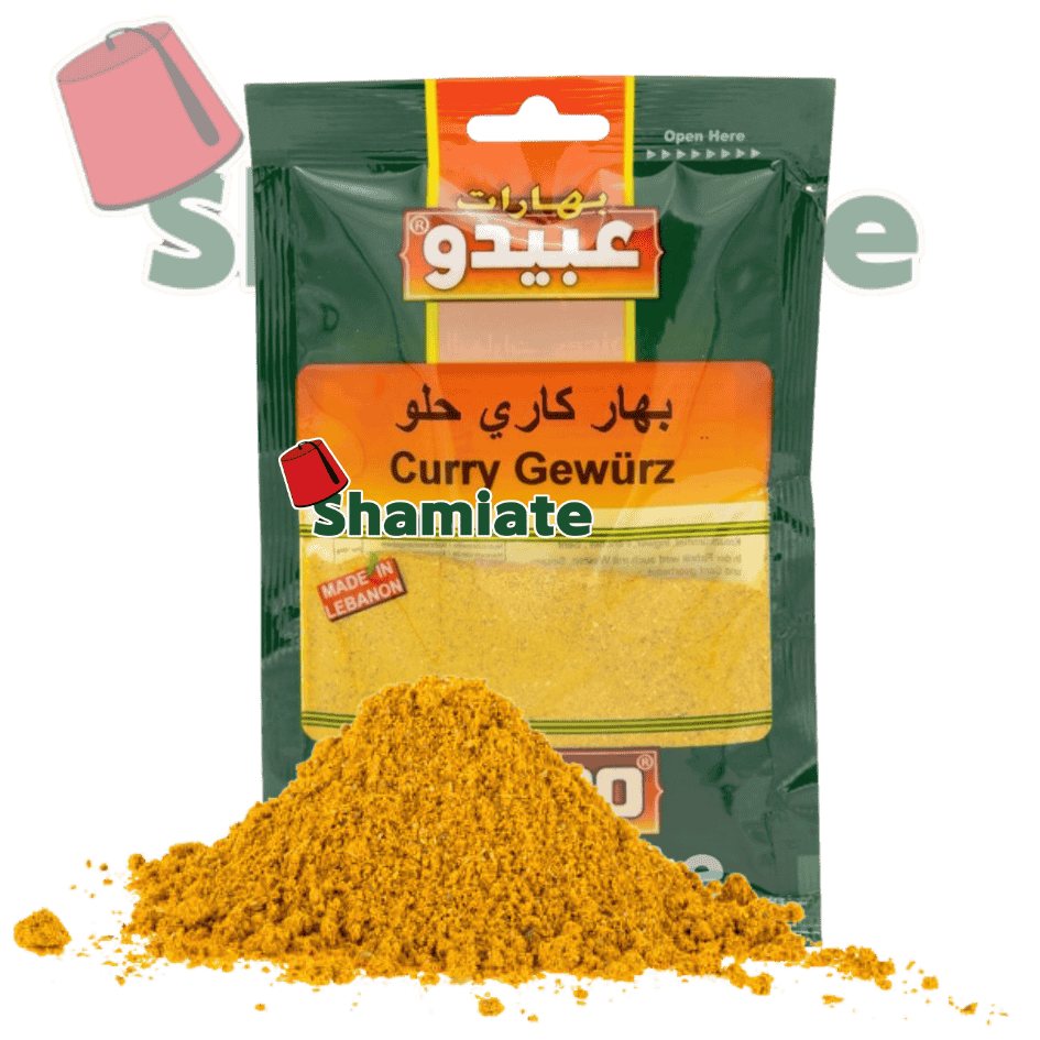 بهارات كاري خفيفة (عبيدو, بلا, 50 غرام, 10 وحدات)