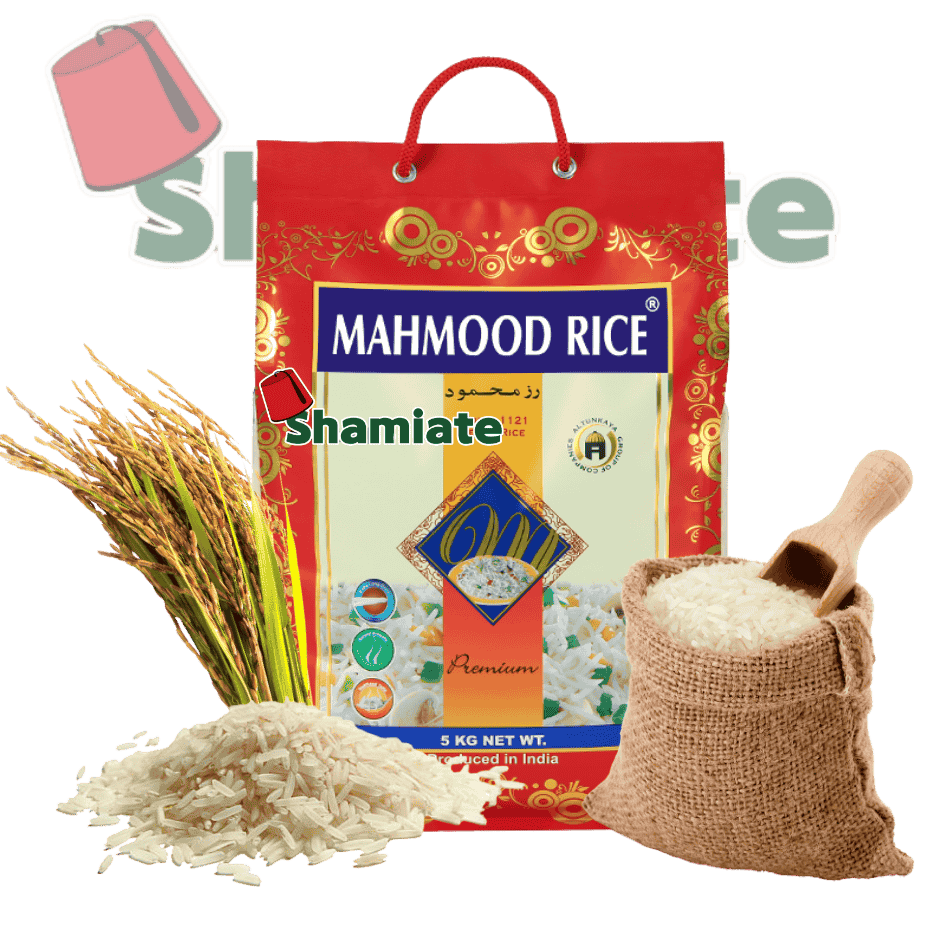 Riz Basmati (Mahmood Rice, Grain Long, 4.5 Kg, 4 Pièces)