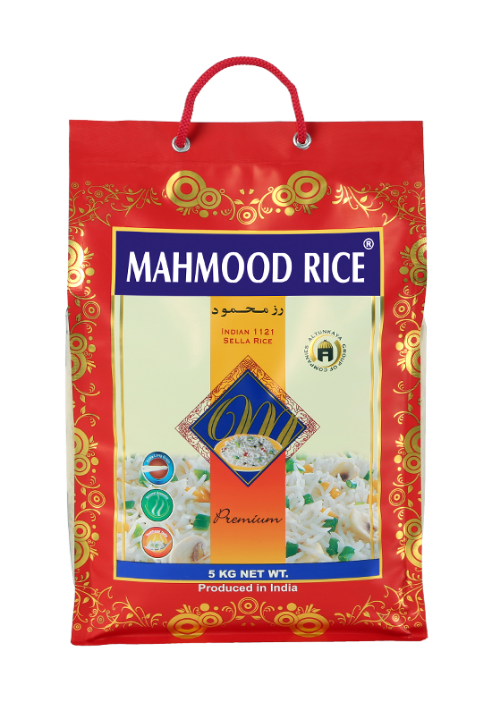 Riz Basmati (Mahmood Rice, Grain Long, 4.5 Kg, 4 Pièces)
