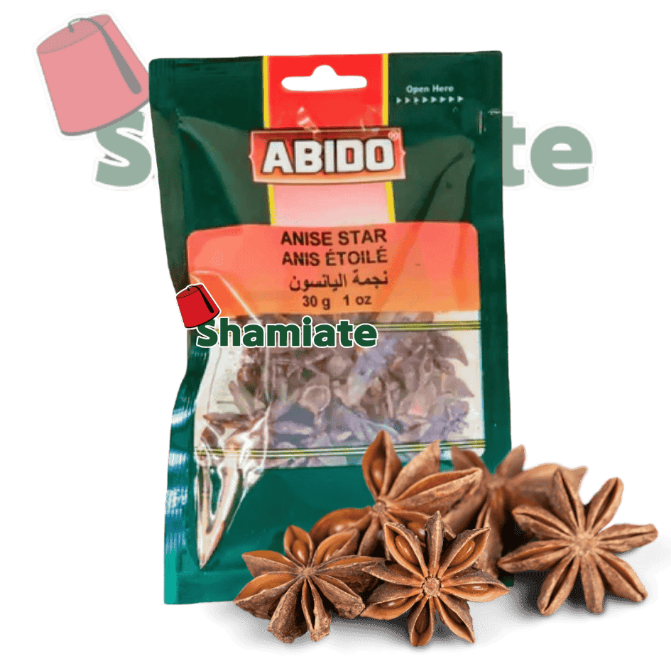 Étoile d'Anis (Abido, 30 gm, 10 Pièces)