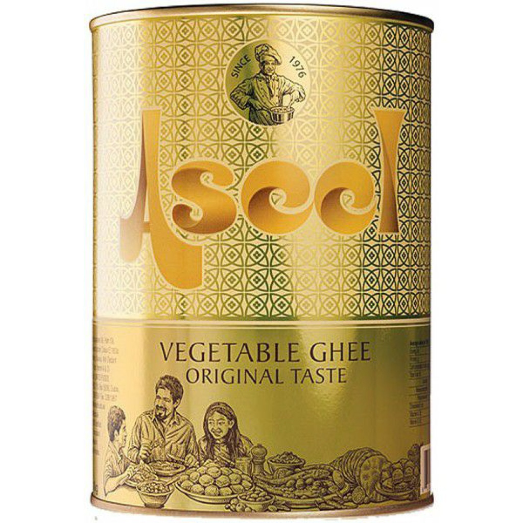 Ghee - Beurre Clarifié - Samen (Aseel, Végétal, 2 l, 6 Pièces)