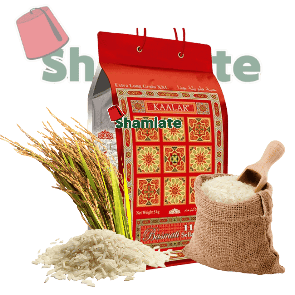 Riz Basmati (Kaalar, Sella, 5 Kg, 4 Pièces)