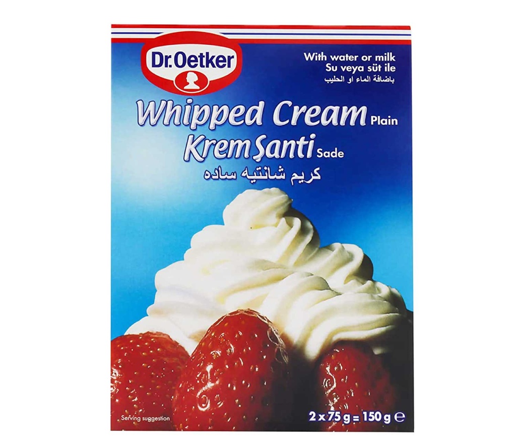 Crème Chantilly Instantanée (Dr. Oetker, Original, 150 gm, 12 Pièces)