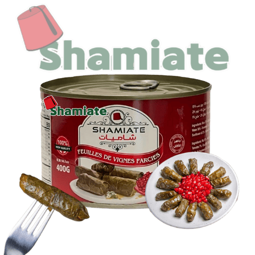 Grape Leaves Stuffed with Rice (Yalanji) (Shamiate, With Grenadine Molasses, 400 gm, 12 Pieces)