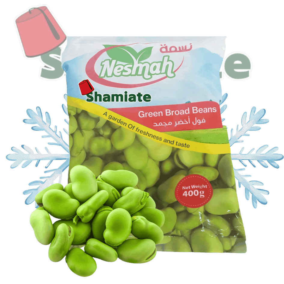 Frozen Green Broad Beans (Nesmah, 400 gm, 20 Pieces)