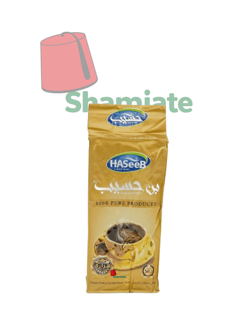 Café Arabe (Haseeb, Cardamome Super Extra, 200 gm, 25 Pièces)