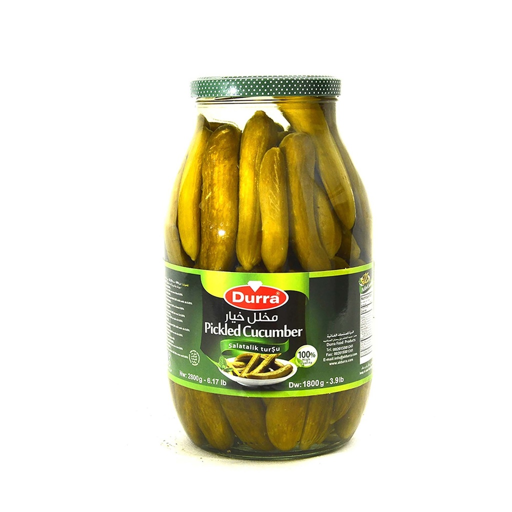 Pickled Cucumbers (Durra, 2.8 Kg, 4 Pieces)