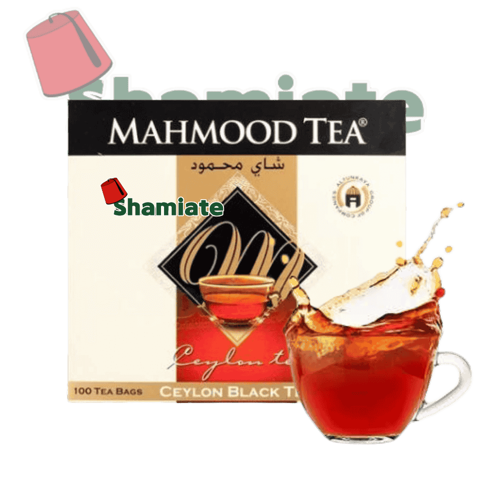 Thé Rouge (Thé Mahmood, Ceylon en Sachets, 100 x 2 gm, 18 Pièces)