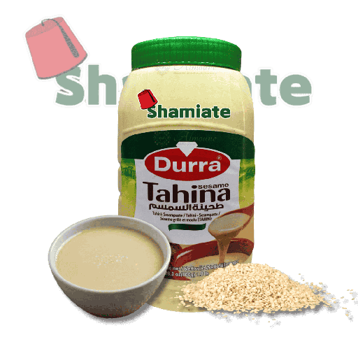 [2273 Tahina (Sesame Cream) (Durra, 800 gm, 12 Pieces) Tahina (Crème De Sésame) (Durra, 800 gm, 12 Pièces) Tahina (Creme De Sesame) (Durra, 800 gm, 12 Pieces)طحينة (الدرة, بلا, 800 غرام, 12 وحدة) ] Tahina (Sesame Cream) (Durra, 800 gm, 12 Pieces)