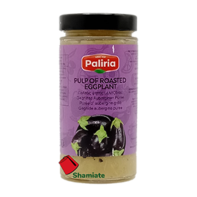 [7924 Grilled Eggplant Puree (Paliria, 480 gm, 12 Pieces) Purée D’aubergine Grillé (Paliria, 480 gm, 12 Pièces) Puree D'aubergine Grille (Paliria, 480 gm, 12 Pieces)باذنجان مشوي (باليريا, بلا, 480 غرام, 12 وحدة) ] Purée D’aubergine Grillé (Paliria, 480 gm, 12 Pièces)
