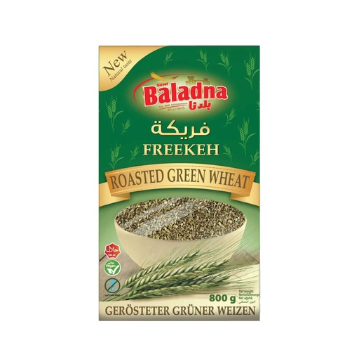 [7926 Freekeh (Baladna, 800 gm, 12 Pieces) Freekeh (Baladna, 800 gm, 12 Pièces) Freekeh (Baladna, 800 gm, 12 Pieces)فريكة (بلدنا, بلا, 800 غرام, 12 وحدة) ] Freekeh (Baladna, 800 gm, 12 Pièces)