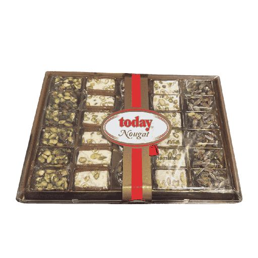 [7929 Nougat & Raha (Today Nougat, 715 gm, 10 Pieces) Nougat & Raha (Today Nougat, 715 gm, 10 Pièces) Nougat & Raha (Today Nougat, 715 gm, 10 Pieces)نوجا و راحة (تو داي نوجا, بلا, 715 غرام, 10 وحدات) ] نوجا و راحة (تو داي نوجا, بلا, 715 غرام, 10 وحدات)