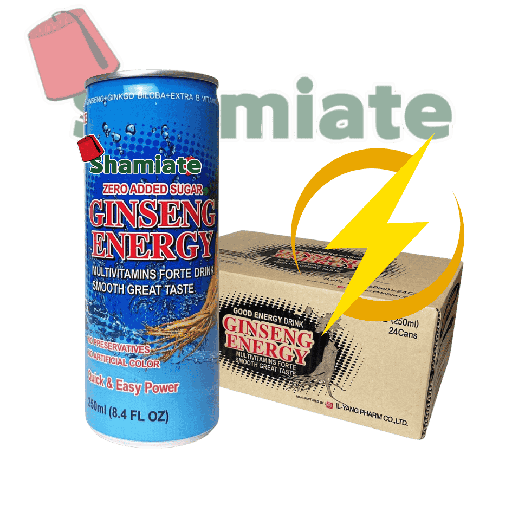 [8018 Energy drink (Ginseng Energy, 250 ml, 24 Pieces) Boisson énergétique (Ginseng Energy, 250 ml, 24 Pièces) Boisson energetique (Ginseng Energy, 250 ml, 24 Pieces)مشروب طاقة (انرجي الجينسنغ, بلا, 250 مل, 24 وحدة) ] Energy drink (Ginseng Energy, 250 ml, 24 Pieces)