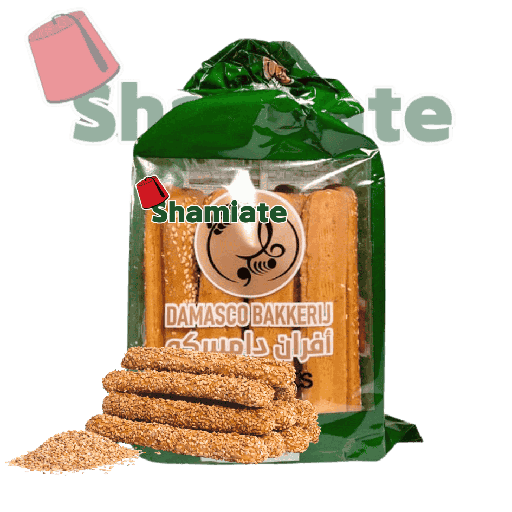 [8041 Bread Sticks (Kaak) (Damasco, Sesame, 250 gm, 20 Pieces) Bâtonnets De Pain (Kaak) (Damasco, Sésame, 250 gm, 20 Pièces) Batonnets De Pain (Kaak) (Damasco, Sesame, 250 gm, 20 Pieces)كعك (داماسكو, سمسم, 250 غرام, 20 وحدة) ] Bread Sticks (Kaak) (Damasco, Sesame, 250 gm, 20 Pieces)