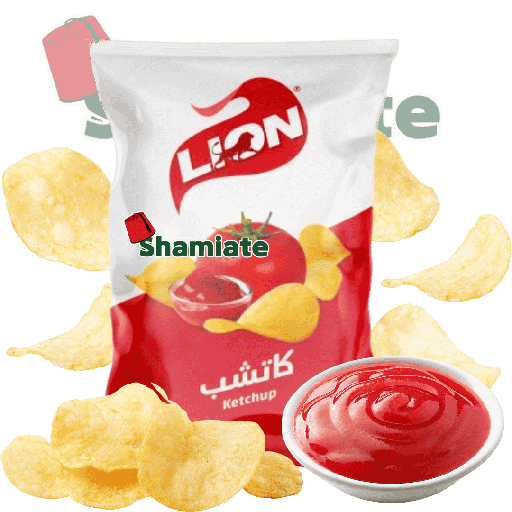 [8052 Chips (Lion, Ketchup, 90 gm, 15 Pieces) Chips (Lion, Ketchup, 90 gm, 15 Pièces) Chips (Lion, Ketchup, 90 gm, 15 Pieces)شيبس (ليون, كاتشب, 90 غرام, 15 وحدة) ] Chips (Lion, Ketchup, 90 gm, 15 Pièces)