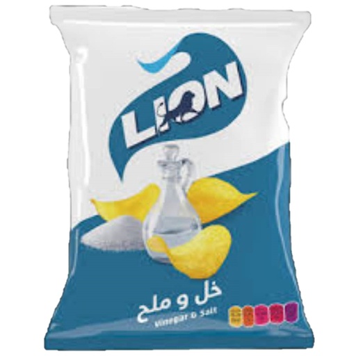 [8055 Chips (Lion, Vinegar and Salt, 90 gm, 15 Pieces) Chips (Lion, Vinaigre et Sel, 90 gm, 15 Pièces) Chips (Lion, Vinaigre et Sel, 90 gm, 15 Pieces)شيبس (ليون, خل وملح, 90 غرام, 15 وحدة) ] Chips (Lion, Vinaigre et Sel, 90 gm, 15 Pièces)