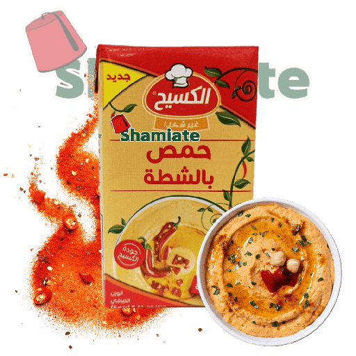 [8066 Canned Hommos Tahina (Kasih, Hot, 135 gm, 1 x 4 x 12 Pieces) Hommos Tahina En Conserve (Kasih, Piquant, 135 gm, 1 x 4 x 12 Pièces) Hommos Tahina En Conserve (Kasih, Piquant, 135 gm, 1 x 4 x 12 Pieces)حمص بالطحينة معلب (الكسيح, حار, 135 غرام, 1 x 4 x 12 وحدة) ] Canned Hommos Tahina (Kasih, Hot, 135 gm, 1 x 4 x 12 Pieces)