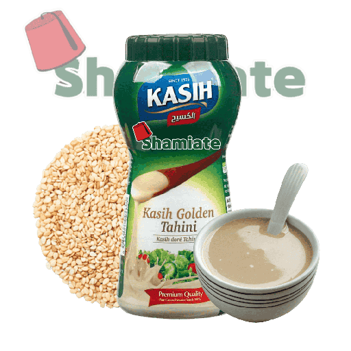 [8068 Tahina (Sesame Cream) (Kasih, 800 gm, 12 Pieces) Tahina (Crème De Sésame) (Kasih, 800 gm, 12 Pièces) Tahina (Creme De Sesame) (Kasih, 800 gm, 12 Pieces)طحينة (الكسيح, 800 غرام, 12 وحدة) ] Tahina (Crème De Sésame) (Kasih, 800 gm, 12 Pièces)
