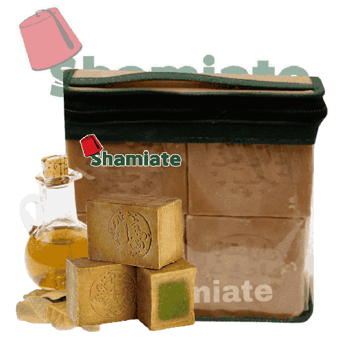 [8078 Aleppo Soap (Abd Rahman Zanabel, Olive Oil, Laurel and Herbs, 4 x 200 gm, 6 Pieces) Savon D'Alep (Abd Rahman Zanabel, Huile d'Olive, Laurier et Herbes, 4 x 200 gm, 6 Pièces) Savon D'Alep (Abd Rahman Zanabel, Huile d'Olive, Laurier et Herbes, 4 x 200 gm, 6 Pieces)صابون غار (عبد الرحمن زنابل, زيت الزيتون والغار والأعشاب, 4 x 200 غرام, 6 وحدات) ] صابون غار (عبد الرحمن زنابل, زيت الزيتون والغار والأعشاب, 4 x 200 غرام, 6 وحدات)