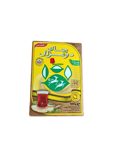 [8390 Red Tea (Do Ghazal, Cardamom, 500 gm, 24 Pieces) Thé Rouge (Do Ghazal, Cardamome, 500 gm, 24 Pièces) The Rouge (Do Ghazal, Cardamome, 500 gm, 24 Pieces)شاي احمر (دو غزال, حب هال, 500 غرام, 24 وحدة) ] Red Tea (Do Ghazal, Cardamom, 500 gm, 24 Pieces)