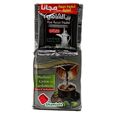 [8426 Arabic Coffee (Café Shami, Silver Extra Cardamom, 450 gm, 10 Pieces) Café Arabe (Café Shami, Cardamome Extra Argent, 450 gm, 10 Pièces) Cafe Arabe (Cafe Shami, Cardamome Extra Argent, 450 gm, 10 Pieces)قهوة عربية (القهوة الشامية, حب هال اكسترا فضي, 450 غرام, 10 وحدات) ] Arabic Coffee (Café Shami, Silver Extra Cardamom, 450 gm, 10 Pieces)