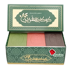 [8431 Aleppo Soap (Bayram, Planet Afrin, 6 x 125 gm, 12 Pieces) Savon D'Alep (Bayram, Planète Afrin, 6 x 125 gm, 12 Pièces) Savon D'Alep (Bayram, Planete Afrin, 6 x 125 gm, 12 Pieces)صابون غار (بيرم, كوكب عفرين, 6 x 125 غرام, 12 وحدة) ] Aleppo Soap (Bayram, Planet Afrin, 6 x 125 gm, 12 Pieces)