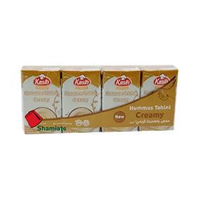 [8437 Canned Hommos Tahina (Kasih, Cream, 135 gm, 48 Pieces) Hommos Tahina En Conserve (Kasih, Crème, 135 gm, 48 Pièces) Hommos Tahina En Conserve (Kasih, Creme, 135 gm, 48 Pieces)حمص بالطحينة معلب (الكسيح, قشطة, 135 غرام, 48 وحدة) ] حمص بالطحينة معلب (الكسيح, قشطة, 135 غرام, 48 وحدة)