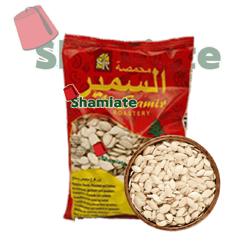 [8504 Pumpkin Seed (Al Samir, 300 gm, 50 Pieces) Graine De Citrouille (Al Samir, 300 gm, 50 Pièces) Graine De Citrouille (Al Samir, 300 gm, 50 Pieces)بذور اليقطين (السمير, بلا, 300 غرام, 50 وحدة) ] Graine De Citrouille (Al Samir, 300 gm, 50 Pièces)
