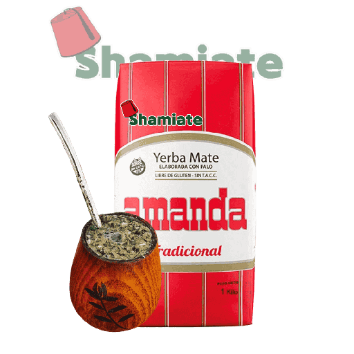 [2556 Yerba Mate (Amanda, 1 Kg, 10 Pieces) Yerba Maté (Amanda, 1 Kg, 10 Pièces) Yerba Mate (Amanda, 1 Kg, 10 Pieces)متة (أماندا, بلا, 1 كلغ, 10 وحدات) ] Yerba Mate (Amanda, 1 Kg, 10 Pieces)