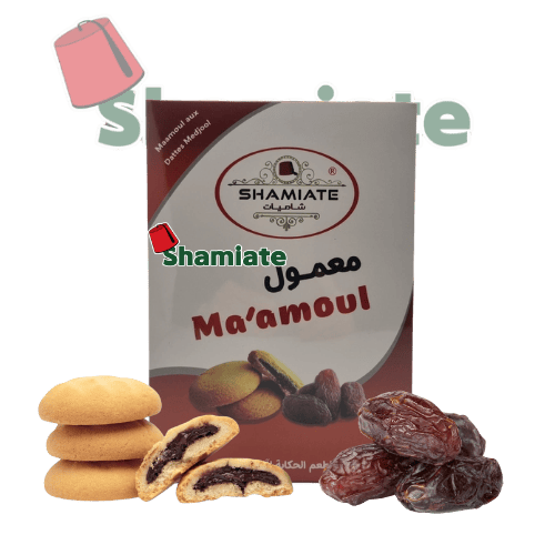 [001508 Maamoul with Dates (Shamiate, 12*23 gm, 12 Pieces) Maamoul aux Dattes (Shamiate, 12*23 gm, 12 Pièces) Maamoul aux Dattes (Shamiate, 12*23 gm, 12 Pieces)معمول التمر (شاميات, 12*23 غرام, 12 وحدات) ] Maamoul aux Dattes (Shamiate, 12*23 gm, 12 Pièces)