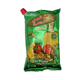 [001529 Green Thyme (Zaatar) with Dried Fruits (Dehni, Dried Fruits, 400 gm, 12 Pieces) Thym (Zaatar) vert avec Fruits Secs (Dehni, Fruits Secs, 400 gm, 12 Pièces) Thym (Zaatar) vert avec Fruits Secs (Dehni, Fruits Secs, 400 gm, 12 Pieces)زعتر  أخضر مع فواكه جافة(الدهني, مع فواكه جافة, 400 غرام, 12 وحدة) ] Thym (Zaatar) vert avec Fruits Secs (Dehni, Fruits Secs, 400 gm, 12 Pièces)