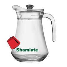 [001583 Transparent glass pitcher 1300 ML Pichet transparent en verre 1300 ML(15 Pièces) Pichet transparent en verre 1300 ML(15 Pieces)ابريق عصير زجاج شفاف ١٣٠٠ملل ] Pichet transparent en verre 1300 ML(15 Pièces)