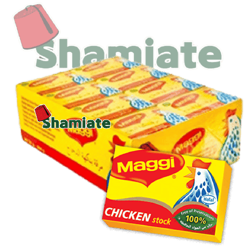 [001600 Chicken Broth (Maggi, Cube, 24 x 21 gm, 24 Pieces) Bouillon de Poulet (Maggi, Cube, 24 x 21 gm, 24 Pièces) Bouillon de Poulet (Maggi, Cube, 24 x 21 gm, 24 Pieces)مرق الدجاج (ماجي، مكعب، 24 × 21 جم، 24 قطعة) ] Chicken Broth (Maggi, Cube, 24 x 21 gm, 24 Pieces)