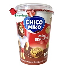 [001613 Mini Chocolate Biscuits (Chico Miko, 125gm, 24 Pieces) Mini Biscuits Chocolat (Chico Miko, 125gm, 24 Pièces) Mini Biscuits Chocolat (Chico Miko, 125gm, 24 Pieces)بسكويت الشوكولاتة صغير (تشيكو ميكو، 125 جرام، 24 قطعة) ] Mini Biscuits Chocolat (Chico Miko, 125gm, 24 Pièces)