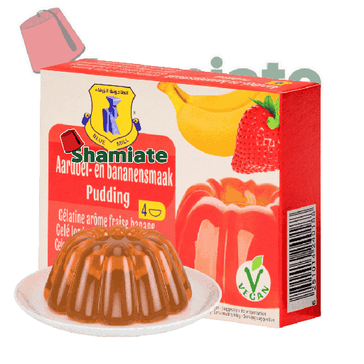 [001626 Jelly (Blue Mill, Banana & Strawberry, 85 gm, 48 Pieces) Gelée (Blue Mill, Banane & Fraise, 85 gm, 48 Pièces) Gelee (Blue Mill, Banane & Fraise, 85 gm, 48 Pieces)جيلي (الطاحونة الزرقاء, موز & فراولة, 85 غرام, 48 وحدة) ] Jelly (Blue Mill, Banana & Strawberry, 85 gm, 48 Pieces)