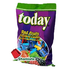 [001627 Red Fruit Candy Bag (Today, 350 gm, 18 Pieces) Sachet de Bonbon Fruits Rouge (Today,350 gm, 18 Pièces) Sachet de Bonbon Fruits Rouge (Today,350 gm, 18 Pieces)كيس حلوى الفاكهة الحمراء (توداي، 350 جرام، 18 قطعة) ] Sachet de Bonbon Fruits Rouge (Today,350 gm, 18 Pièces)
